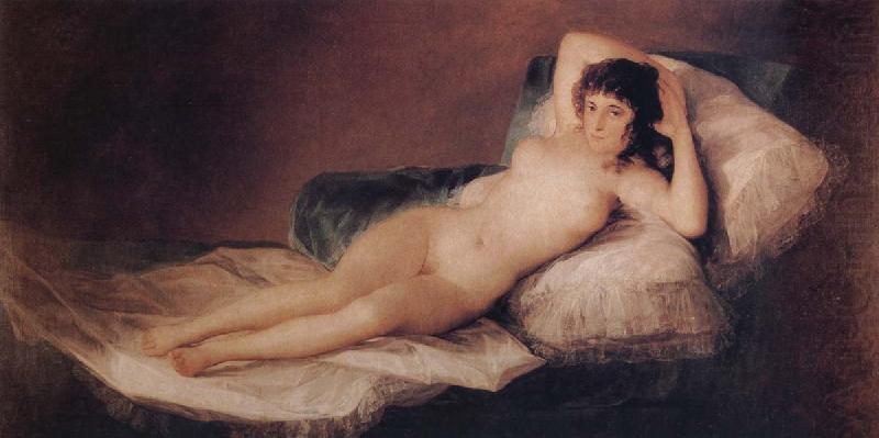 The Naked Maja, Francisco Jose de Goya